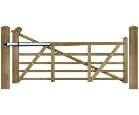 wooden gate, five bar gate, wooden automated gate